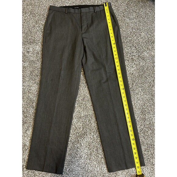Calvin Klein Men's Dark Gray Pants 33x32 60% Wool 40% Polyester - Picture 4 of 8